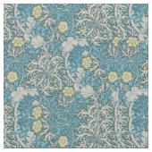 William Morris, Jugendstil-Muster, Algen, Blau, f Stoff (Nahaufnahme)