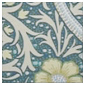 William Morris, Jugendstil-Muster, Algen, Blau,f Stoff (Muster)