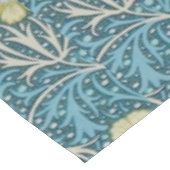 William Morris, Jugendstil-Muster, Algen, Blau,f Tischdecke (Schrägansicht)