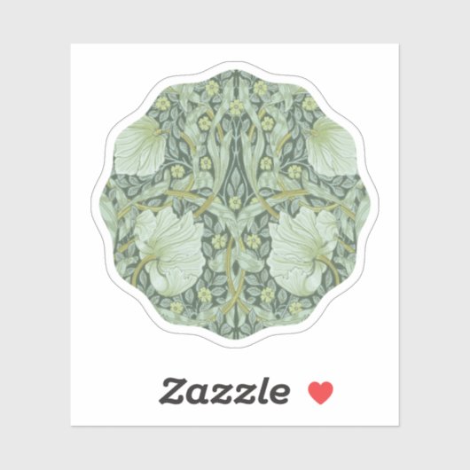 William Morris, Jugendstil-Muster, schöne Kunst Aufkleber (Blatt)