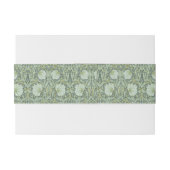 William Morris, Jugendstil-Muster, schöne Kunst Einladungsbanderole (Rückseitenbeispiel)