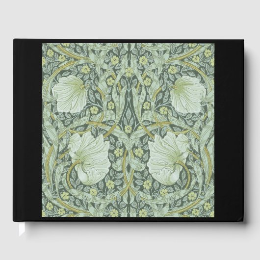 William Morris, Jugendstil-Muster, schöne Kunst Gästebuch (Vorderseite)