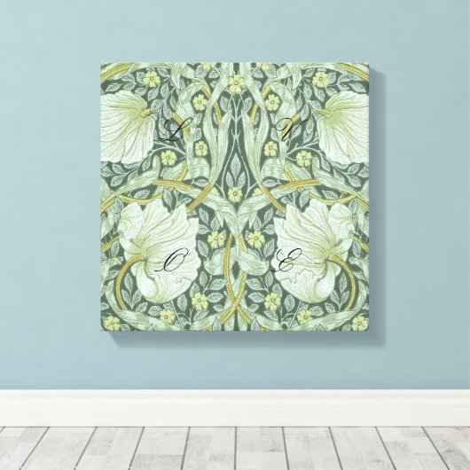 William Morris, Jugendstil-Muster, schöne Kunst Leinwanddruck (Insitu (Holzboden))