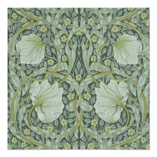 William Morris, Jugendstil-Muster, schöne Kunst Poster (Vorderseite)