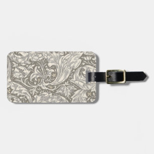 William Morris Junggesellenknopf Antik-Damaskus Gepäckanhänger