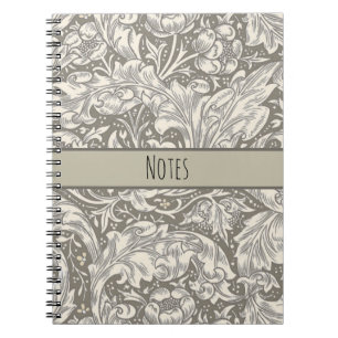 William Morris Junggesellenknopf Antik-Damaskus Notizblock