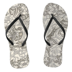 William Morris Junggesellenknopf Antique-Damaskus Badesandalen