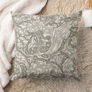 William Morris Junggesellenknopf Antique-Damaskus Kissen