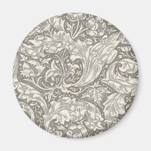 William Morris Junggesellenknopf-Blumen-Blumenmust Magnet