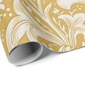 William Morris Junggesellenknopf-Blumen-Klassiker Geschenkpapier (Rolleneckpunkt)