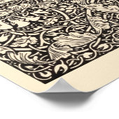 William Morris Kelmscott Press Chaucer Page Poster (Ecke)