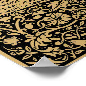 William Morris Kelmscott Press page 1896 Poster (Ecke)