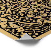 William Morris Kelmscott Press page 1896 Poster (Ecke)