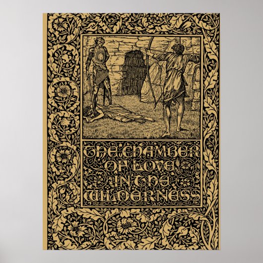 William Morris Kelmscott Press page 1896 Poster (Vorne)