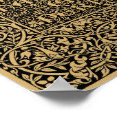 William Morris Kelmscott Press page 1896 Poster (Ecke)