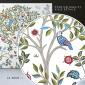 William Morris Kelmscott Tree Art Nouveau Birds Fliese