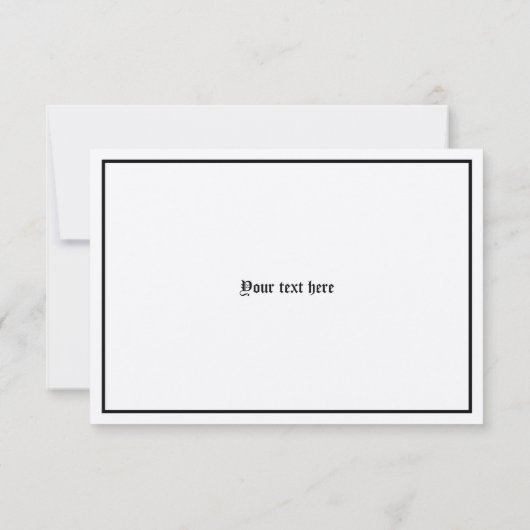 William Morris Kelmscott Vielen Dank, dass Sie ein Dankeskarte (Rückseite)