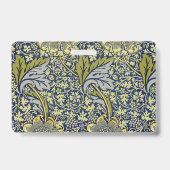 William Morris Kennet Floral Wallpaper Blue Ausweis (Back)