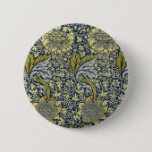 William Morris Kennet Floral Wallpaper Blue Button (Vorderseite)