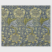 William Morris Kennet Floral Wallpaper Blue Geschenkpapier (Flach)
