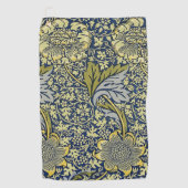 William Morris Kennet Floral Wallpaper Blue Golfhandtuch (Vorderseite)