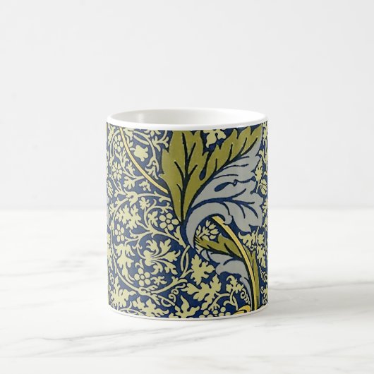 William Morris Kennet Floral Wallpaper Blue Kaffeetasse (Mittel)