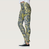 William Morris Kennet Floral Wallpaper Blue Leggings (Links)