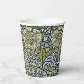 William Morris Kennet Floral Wallpaper Blue Pappbecher (Rückseite)