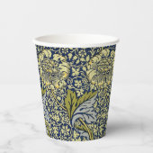 William Morris Kennet Floral Wallpaper Blue Pappbecher (Vorderseite)