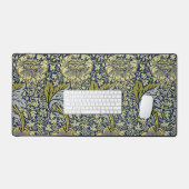 William Morris Kennet Floral Wallpaper Blue Schreibtischunterlage (Tastatur & Maus)