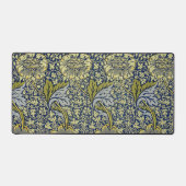 William Morris Kennet Floral Wallpaper Blue Schreibtischunterlage (Vorderseite)