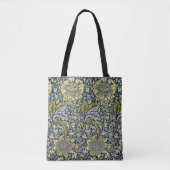 William Morris Kennet Floral Wallpaper Blue Tasche (Vorderseite)