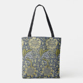 William Morris Kennet Floral Wallpaper Blue Tasche (Rückseite)