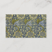 William Morris Kennet Floral Wallpaper Blue Visitenkarte (Rückseite)