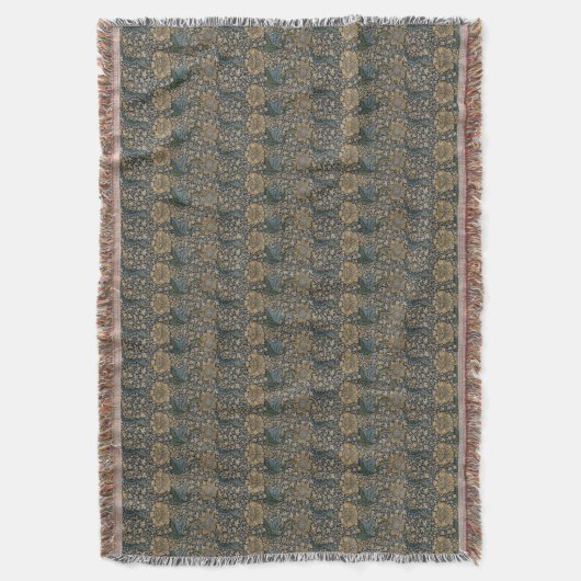 William Morris: Kennet Throw Blanket Decke (Vorderseite Vertikal)