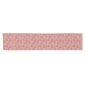 William Morris Kirschrot-Rittersporn-Muster Kurzer Tischläufer (Horizontal)