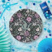 William Morris Klatschmohn Botanik viktorianische  Pappteller (Party)