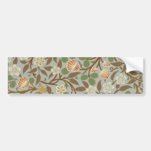 William Morris Kleeblatt Botanische Blume Autoaufkleber