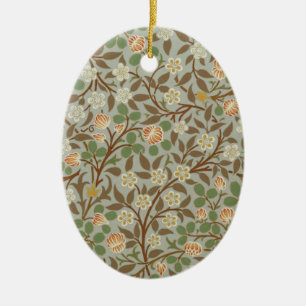 William Morris Kleeblatt Botanische Blume Keramikornament