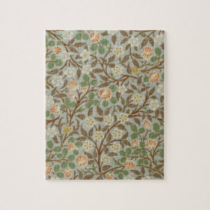 William Morris Kleeblatt Botanische Blume Puzzle