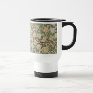 William Morris Kleeblatt Botanische Blume Reisebecher