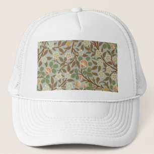 William Morris Kleeblatt Botanische Blume Truckerkappe