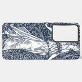 William Morris Lady im Wald Samsung Galaxy Hülle (Linke Seite)