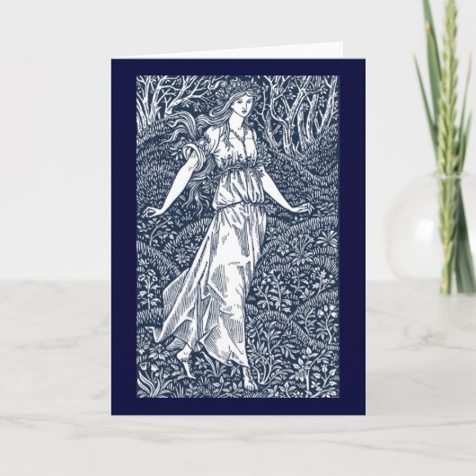 William Morris Lady Karte (Vorderseite)