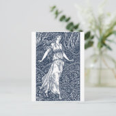 William Morris Lady Postkarte (Stehend Vorderseite)