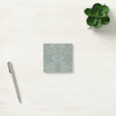 William Morris Large Green Blätter & Blue Blume Post-it Klebezettel (Büro)