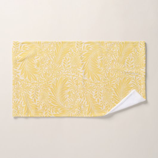 William Morris - Larkspur Blätter & Blume Muster Badhandtuch Set (Handtuch)