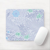 William Morris - Larkspur - Blaue Blumen und Blätt Mousepad (Mit Mouse)