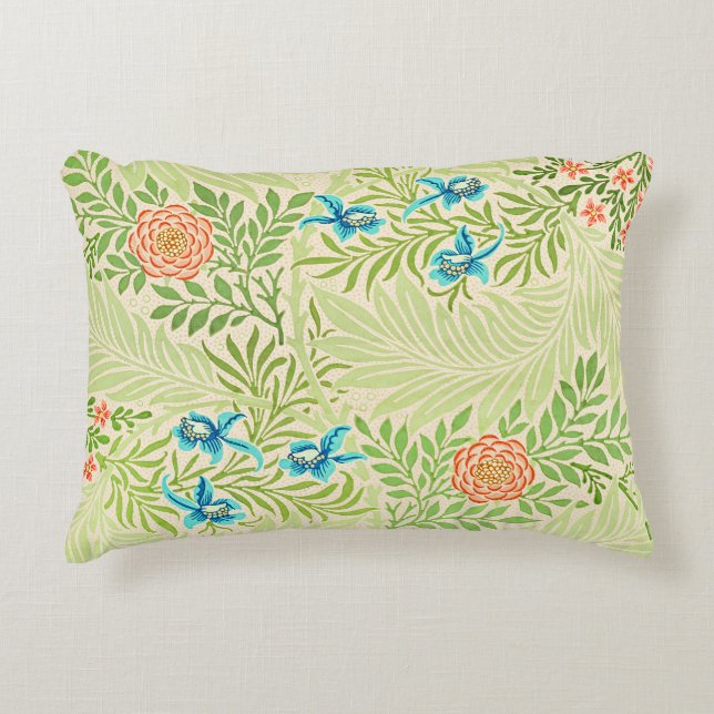 William Morris, Larkspur, Dekokissen (Vorderseite)