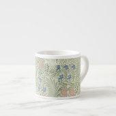 William Morris Larkspur Floral Wallpaper Espressotasse (Vorderseite Rechts)